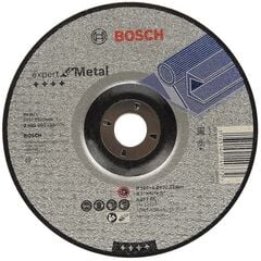 Шлифовальный диск выпуклый по металлу Bosch Expert for Metal 180x6x22.23 мм