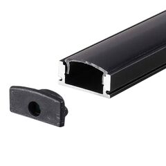 Profile V-TAC 2873 2000x17.4x7 mm black