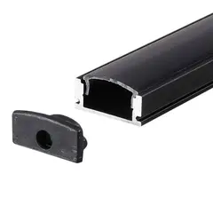 Profile V-TAC 2873 2000x17.4x7 mm black