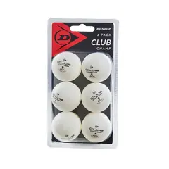 ტენისის მაგიდის ბურთები DUNLOP CLUB CHAMP 40+ 6ც