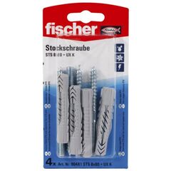 სარჭი სანტექნიკური Fischer STS 8x80+UX K 4 ც 90481