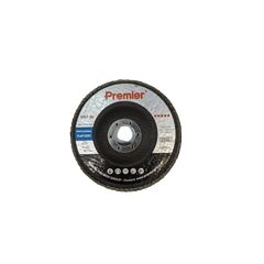 Диск шлифовальный по металу   Premier  125 x 22 мм. #80