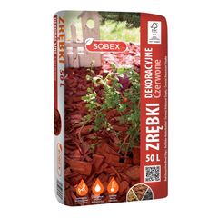 Мульча Sobex Kora 50 л красная