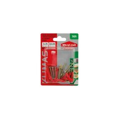 Universal dowel with screw Wkret-met BSFX-05025035 14pc.