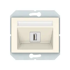 Розетка Vilma Express XP 500 USB ww 1 местная слоновая кость