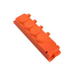 Block ByLion rubber 4th IP44 16A orange