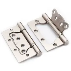 Петля дверная Бабочка хром 4x3