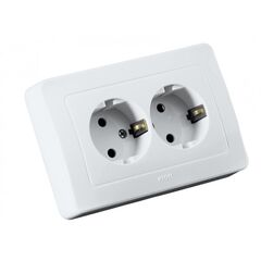 Socket white HEGEL ALFA РС16-351
