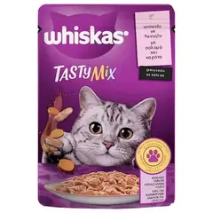 Желе для котов Whiskas с лососем и морковью в соусе 85гр