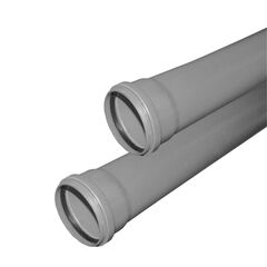მილი შიდა კანალიზაციის  HAKAN 110X2000 PP HT S20 GREY