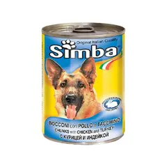 Wet food for adult dogs turkey and chicken Monge 415 g