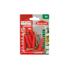 Universal dowel with screw Wkret-met BSFXP-08040050 8pc.