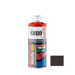 Enamel for metal tiles Kudo KU 08019 R ral 8019 grey brown 520 ml