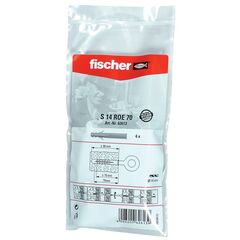 განმბჯენი დიუბელი Fischer S14 ROE100 4 ც.