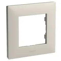 Рамка 1-однопостовая, слоновая кость LEGRAND