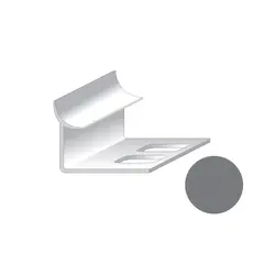 Inside corner for tiles Salag PVC 9/2500 mm grey