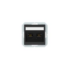 Розетка Vilma QR1000 RJ45 PC 2 черный