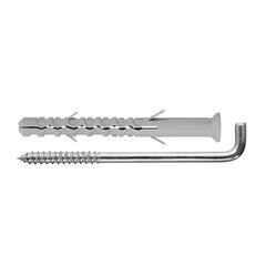 Expansion frame dowel Koelner 8x120 mm with straight hook 5.0x140 mm K-P5-KD-08120K