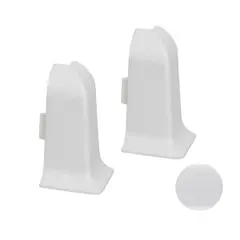 გარე კუთხე პლინტუსის Salag PVC Universal NG თეთრი