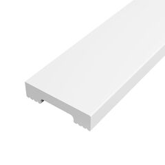 Molding Solid UHD 09/60D white 15x60x2400 mm