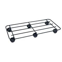 Flower stand on wheels Metallurgica Buzzi Pot mover Universal Rectangular 75X33 cm
