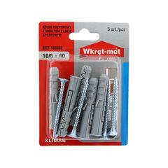 Dowel with screw Wkret-met BKR-106060 10x60 mm 5 pcs