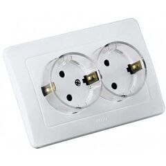 Socket white HEGEL ALFA РС16-381