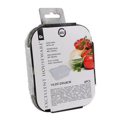 Контейнер для приготовления с крышкой Koopman 14.5х12х4.8см 6 шт