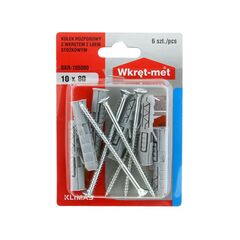 Dowel with screw Wkret-met BKR-105080 10x80 mm 6 pcs