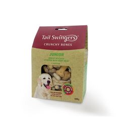 ძაღლის საკვები Pet Interest Tailswingers Crunchy Bones Junior Biscuits 400 გ