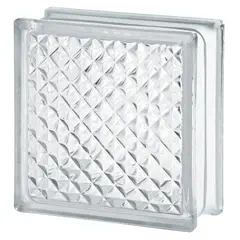 მინა ბლოკი Green Nest Clear Lattice 190x190x80 მმ