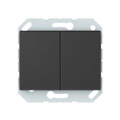 Выключатель без рамки Vilma Express XP 500 2 клавишный антрацит