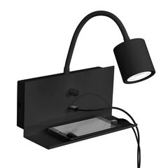სანათი სპოტი Luminex Demia USB Charger 1433 1xGU10 8W შავი