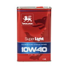 ზეთი ძრავის Wolver Super Light SAE 10W-40 4 ლ