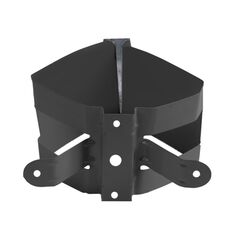 Square downpipe holder 0.50x80x365 gray