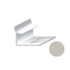 Inside corner for tiles Salag PVC 9/2500 mm coffee