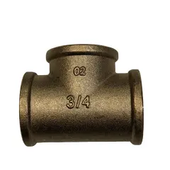 Tee brass IFAN 3/4i.s-3/4i.s-3/4i.s