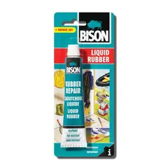 Клей жидкая резина Bison Liquid rubber 6308252 50 мл прозрачный
