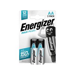 Batteries Energizer AA 2pcs 1.5V LR6 Max Plus ALK