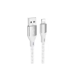 მობილური ტელეფონის დამტენი სადენი Borofone USB-A Lightning 1მ 2.4А