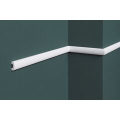 Molding wall-ceiling Solid UHD 12/30 white 14x30x2000 mm