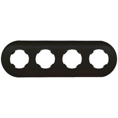 Frame round DPM Soul SEU5004B 4 sectional black