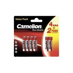 Battery Camelion AAA 4+2 Plus Alkaline LR03-BP