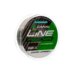 ძუა Flagman S-CANAL FEEDER 0,20mm 135m DARK GREEN