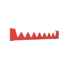 Крючок для полотенцесушителя красный Terma HAPPY SHARK 500მმ