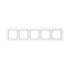 Рамка VILMA 5 я белый QR1000