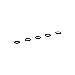 Rubber gasket Tycner   009/K (5pcs)