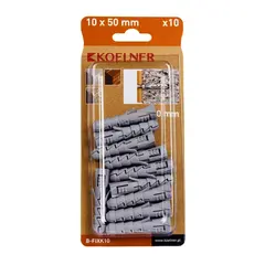 Дюбель распорный Koelner 10 шт B-FIXK10 10x50mm блист