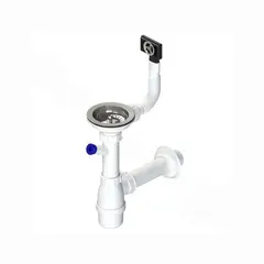 Single bowl sink siphon large with overflow Tycner 2663