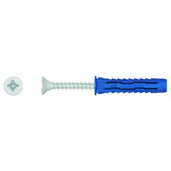 Universal dowel RawlPlug 06x30 mm with screw 4.5x40 mm 50 pcs 4ALL-06+4540